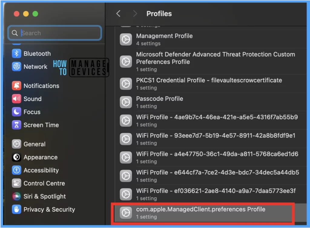 New macOS AntiVirus Policies Using Intune release 2308 or later Fig. 14